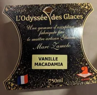 Glace vanille macadamia