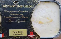 Glace tarte citron meringuée