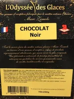 Glace chocolat noir