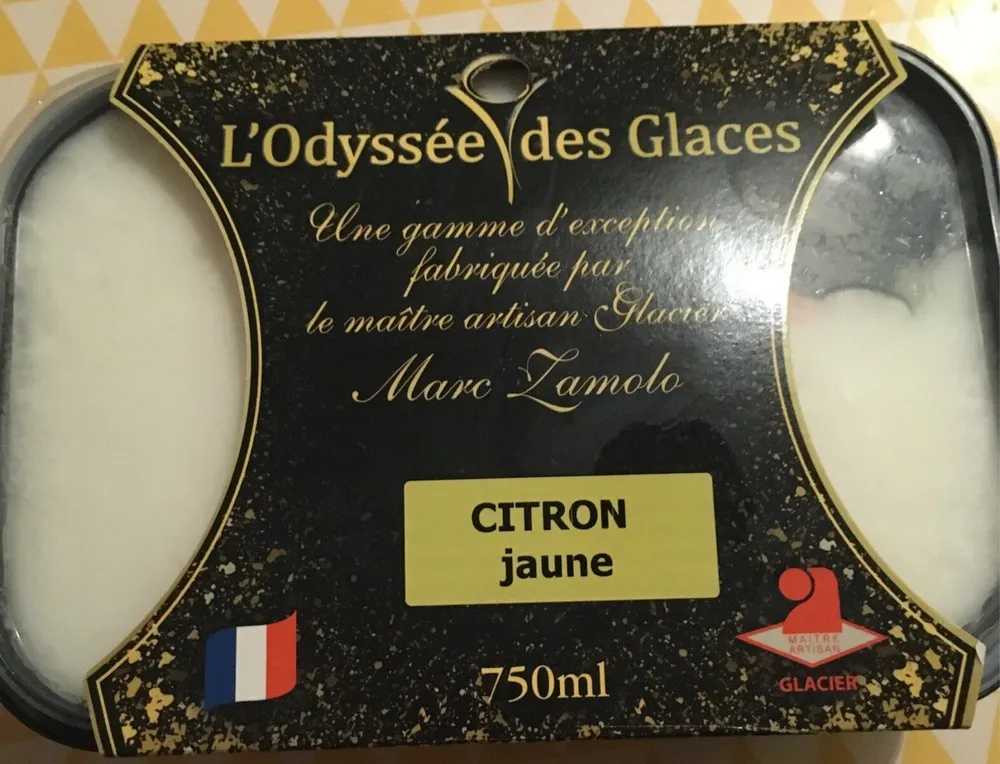 Sorbet citron jaune