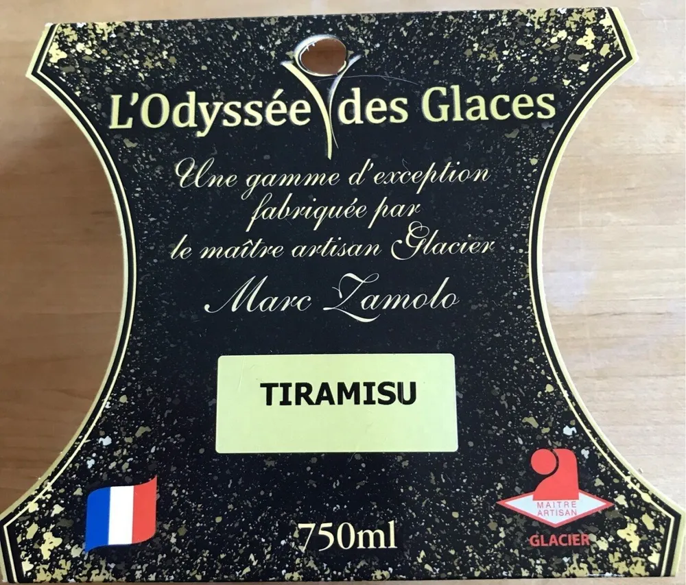 Tiramisu glace