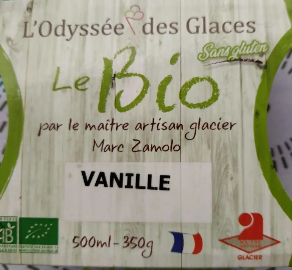 Le bio Glace vanille