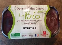 Sorbet plein fruit - myrtille