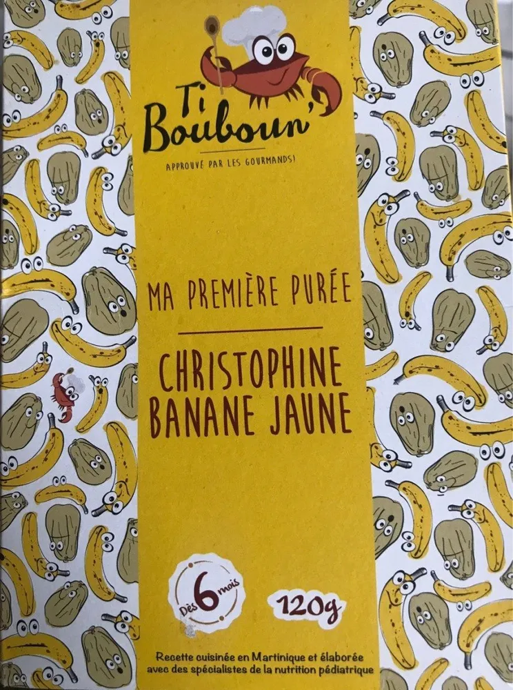 Ma premiere puree Christophine Banane jaune