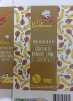 Mon premier plat- Gratin de banane jaune et son poulet