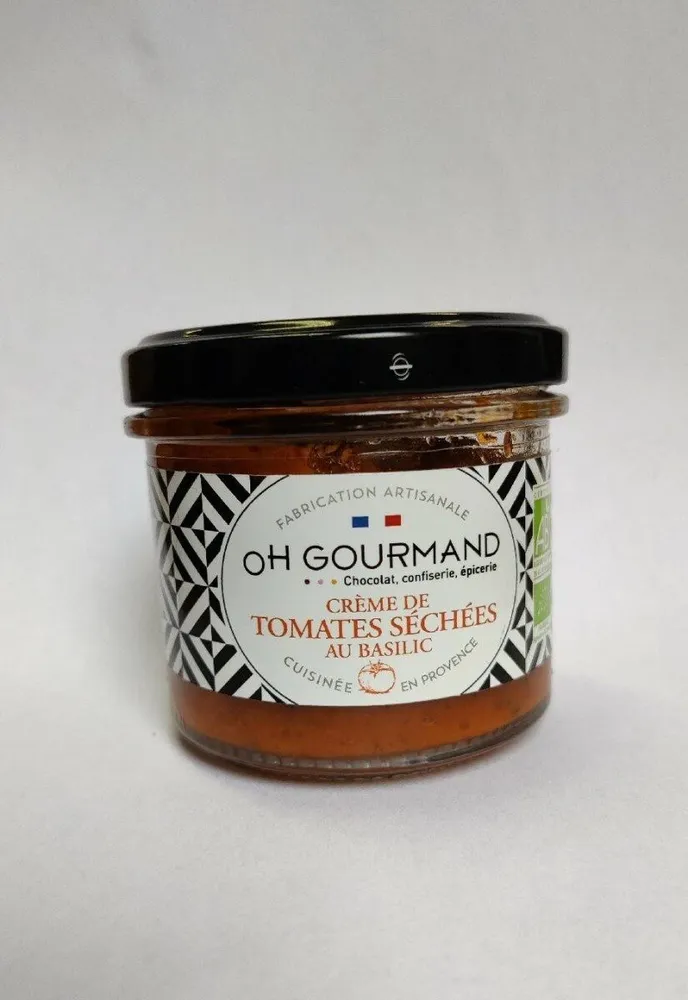 Crème de tomates séchées au basilic