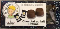 Chocolat au lait praliné
