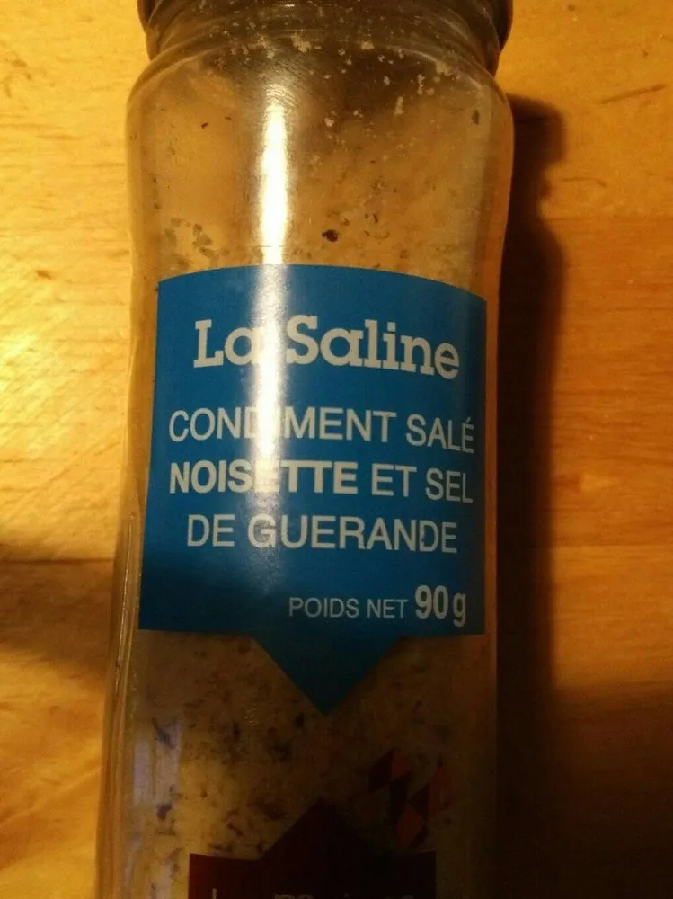 la saline condiment salé noisette et sel de Guérande