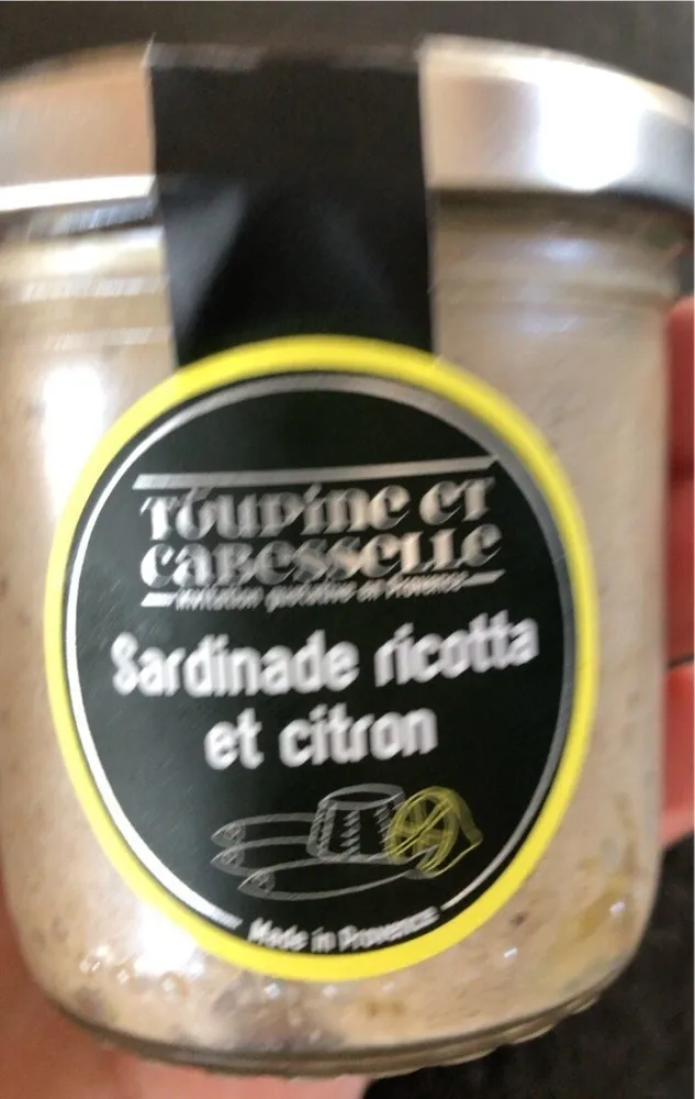 Sardinade ricotta et citron