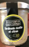 Sardinade ricotta et citron