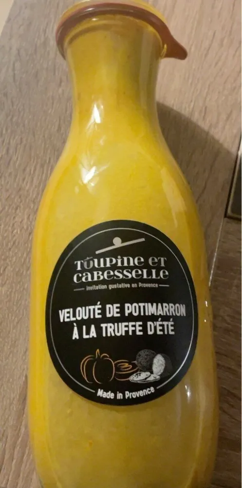 Velouté de potimarron a la truffe d’été