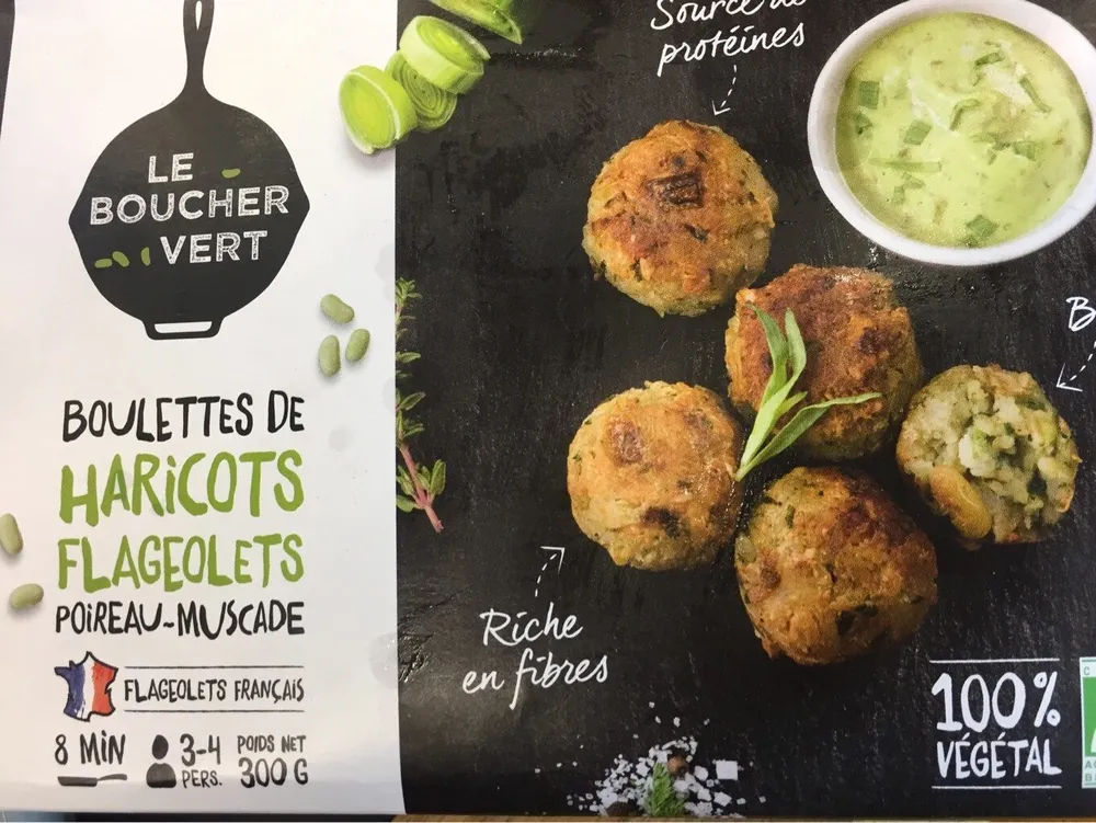 Boulettes de haricots flageolets