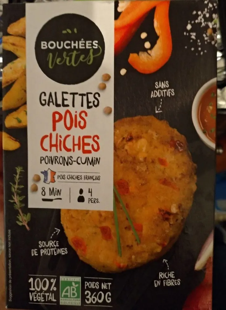 Galettes pois chiches