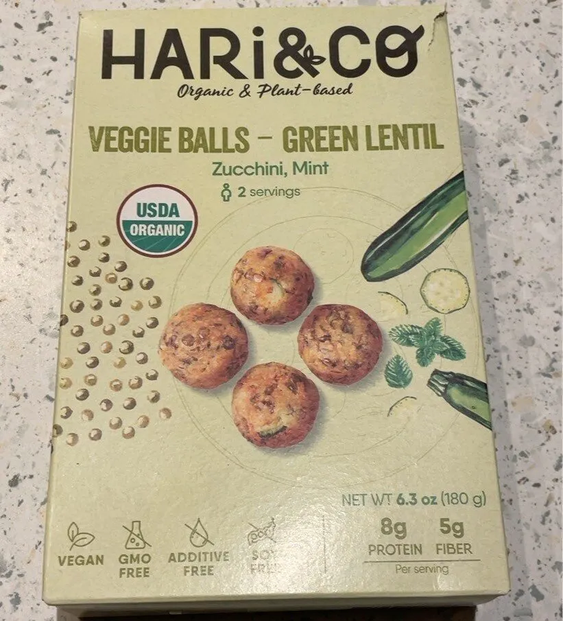 Veggie Balls - green lentil