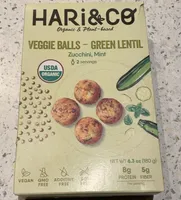 Veggie Balls - green lentil