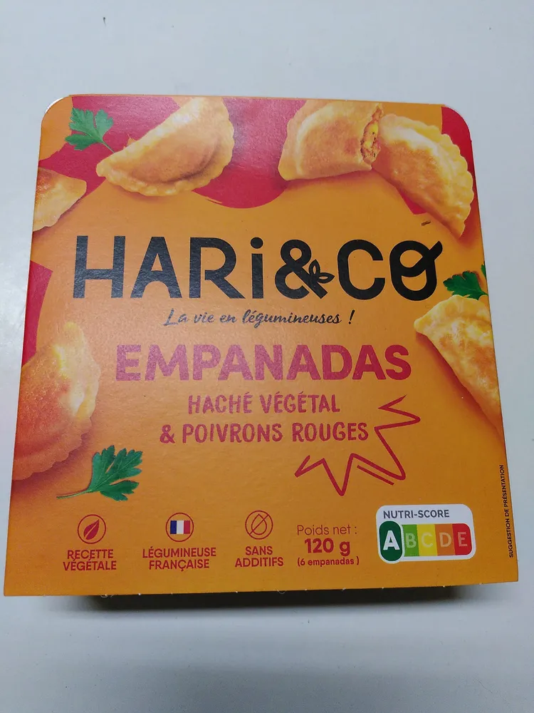 Empanadas (haché végétal et poivrons rouges)