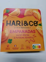 Empanadas (haché végétal et poivrons rouges)