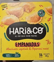 EMPANADAS Macinato vegetale & Peperoni rossi