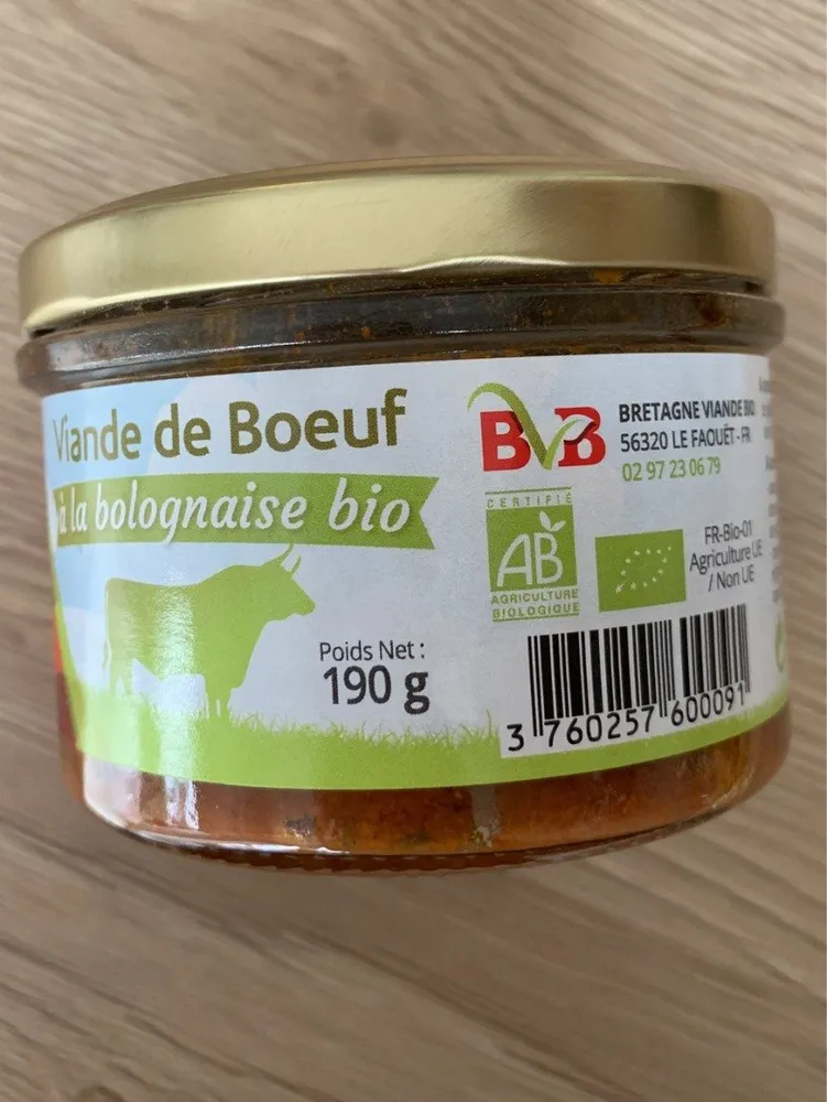 Viande de boeuf à la bolognaise