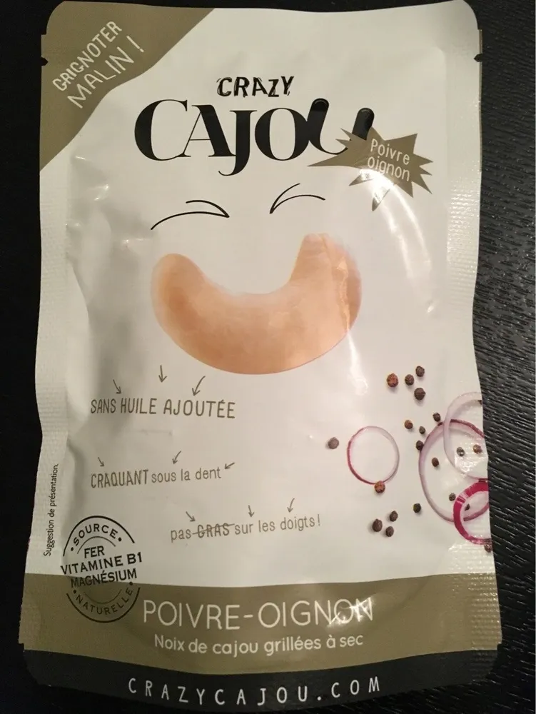 Crazy cajou poivre oignon