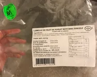 Lamelle filet de poulet roti