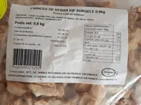 Émincés de kebab IQF Surgelé