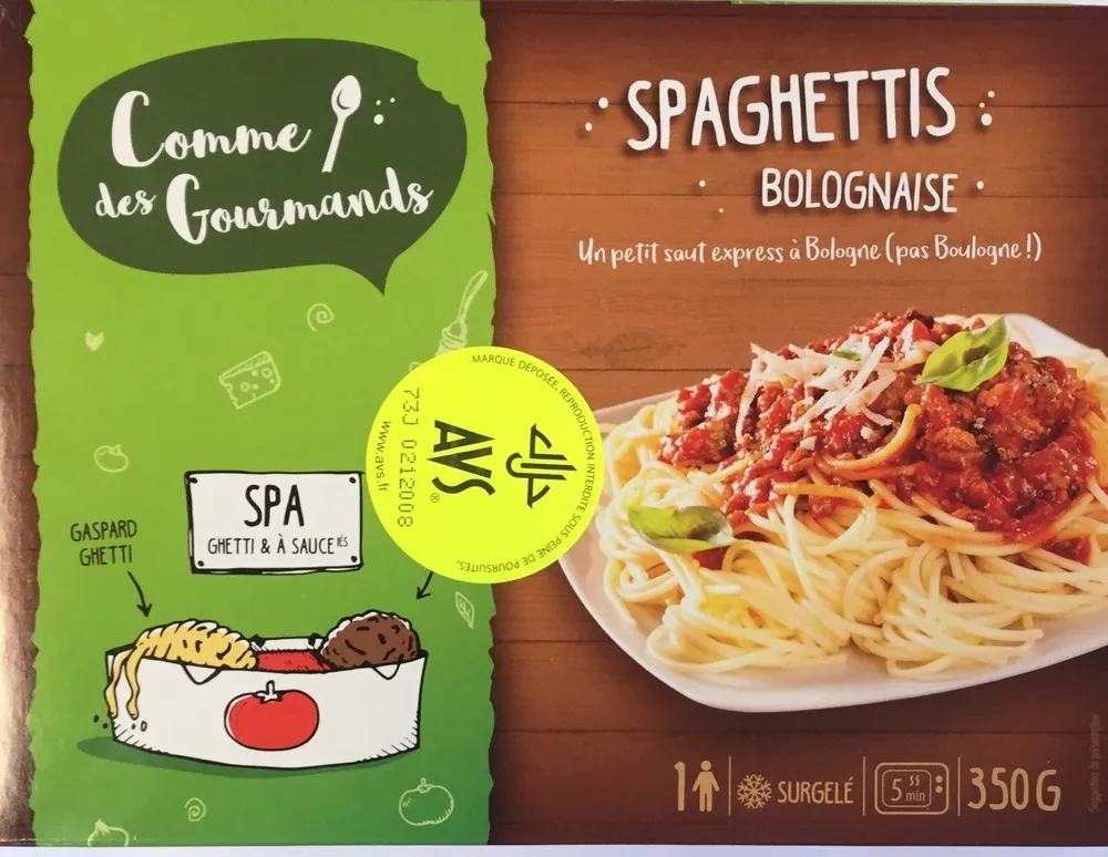 SPAGHETTIS BOLOGNAISE
