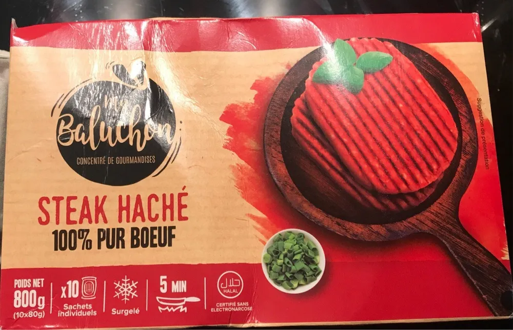 Steack haché 100%pur boeuf