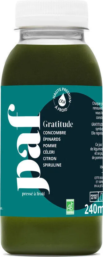 Gratitude - Jus bio pressé à froid