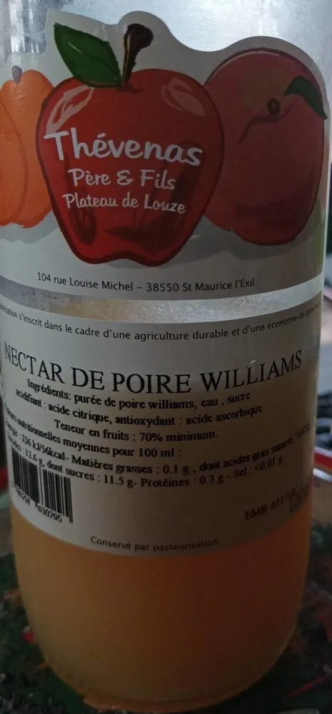 Nectar de Poire Williams