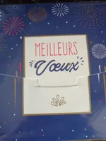 Carte chocolatée chocolat noir pétillant