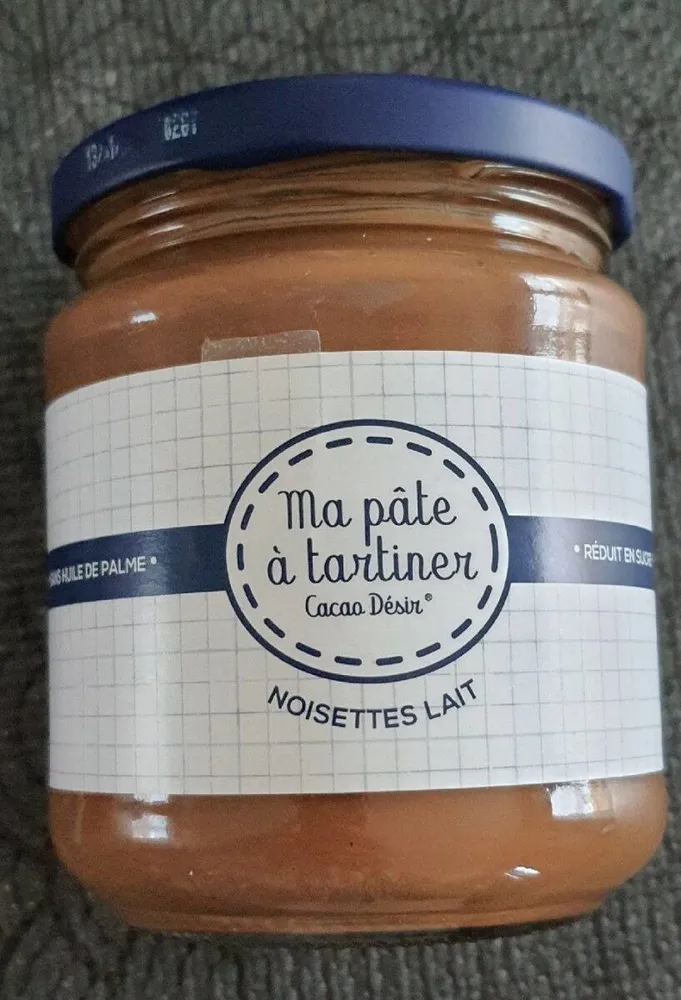 Ma pâte à tartiner Cacao desir