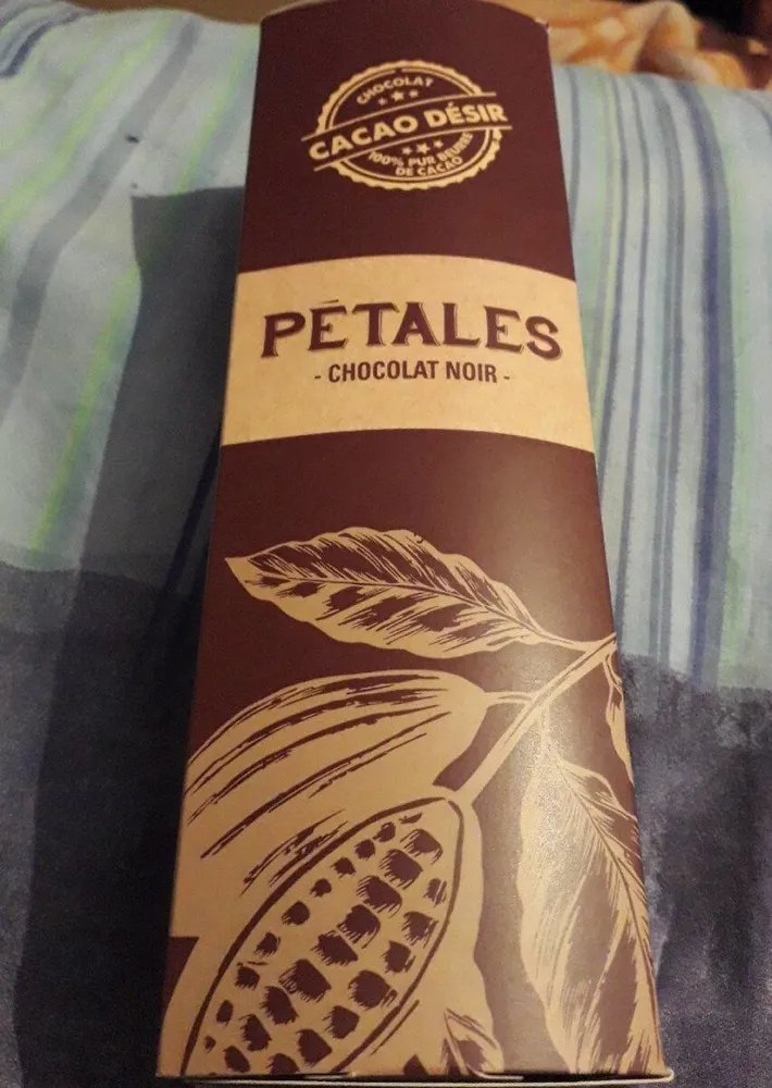 Pétales au chocolat noir