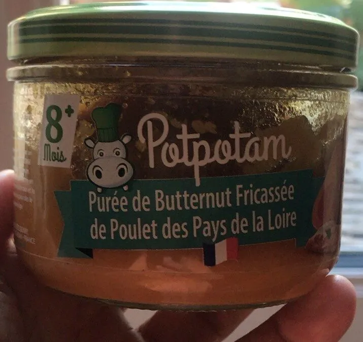 Purée de butternut Fricassée de poulet des Pays de la Loire