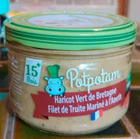 harricot vert de Bretagne filet de truite