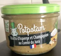 Risotto d’asperge et champignon au comté du jura
