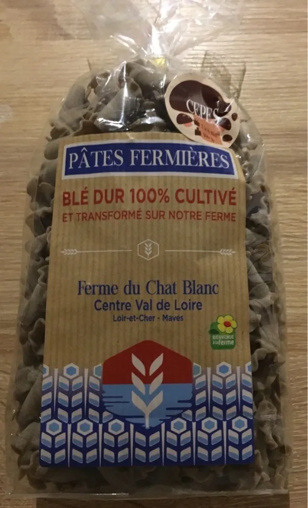 Pates fermieres aux cepes