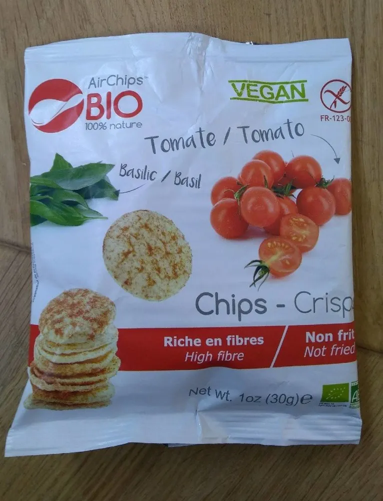 Chips tomate et basilic