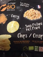 Chips de pois chiche au curry