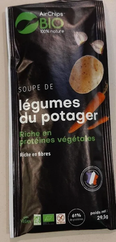 Soupe de légumes du potager