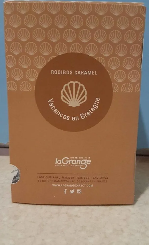 Vacances en bretagne rooibos caramel