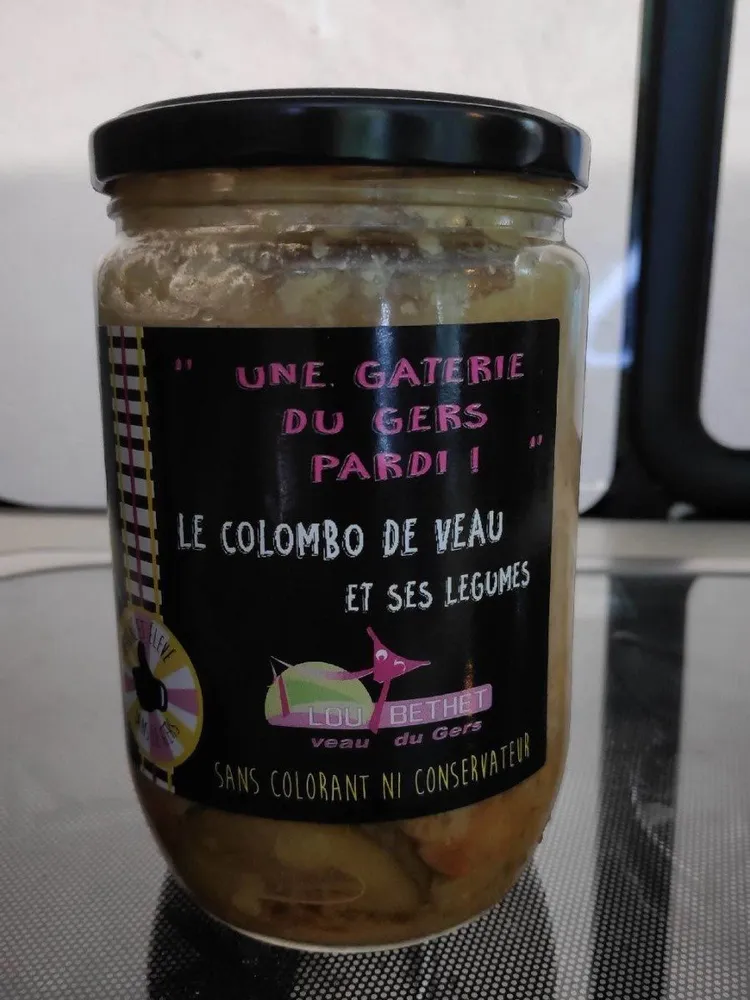 Le colombo de veau et ces légumes