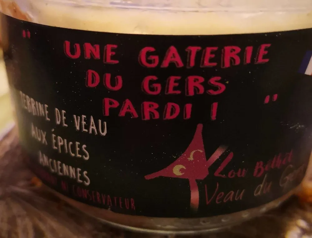 Terrine de Veau aux épices anciennes