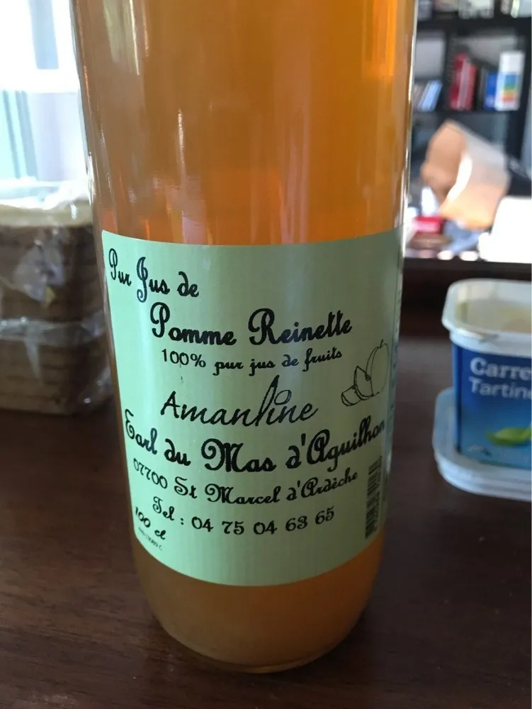Pur jus de pomme reinette