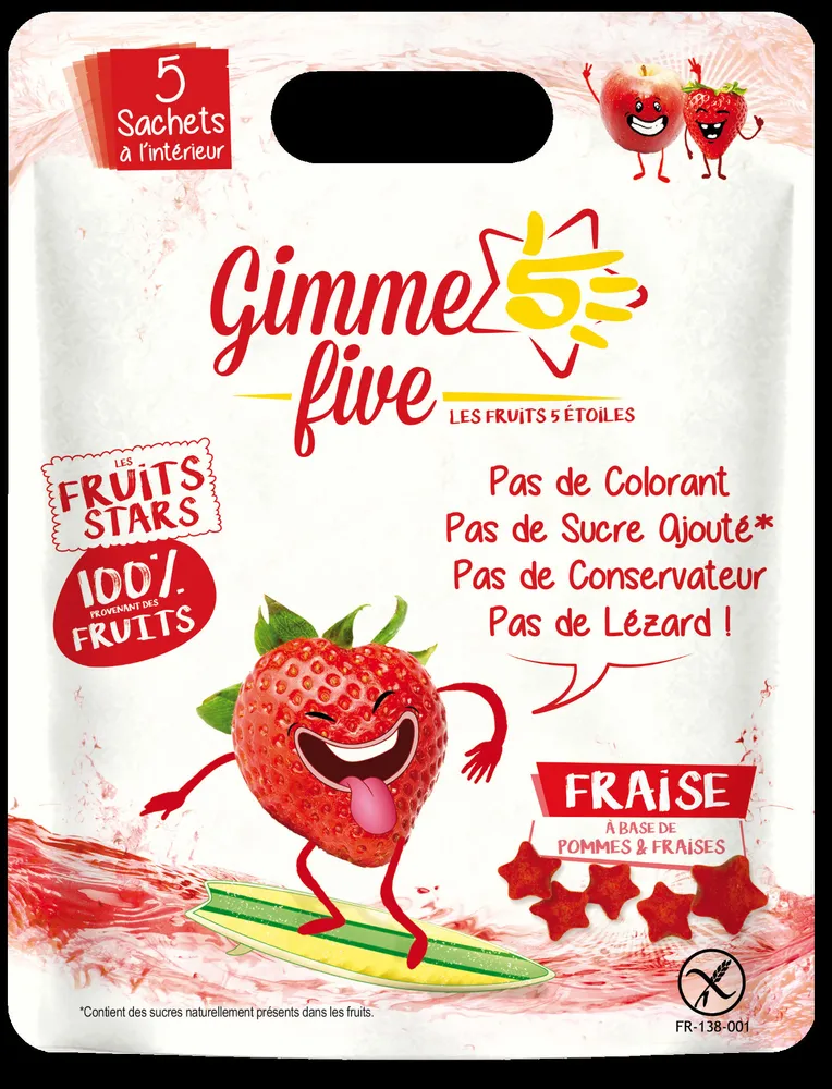 Fruits stars fraise
