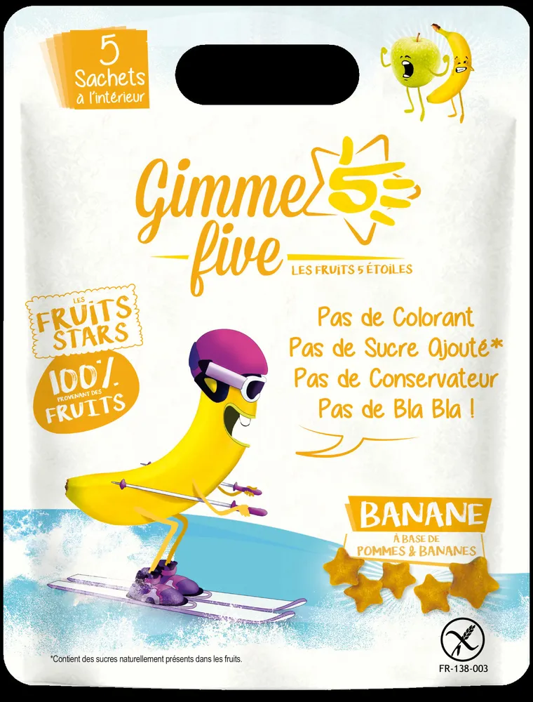 Bonbons Gimme Five - Banane
