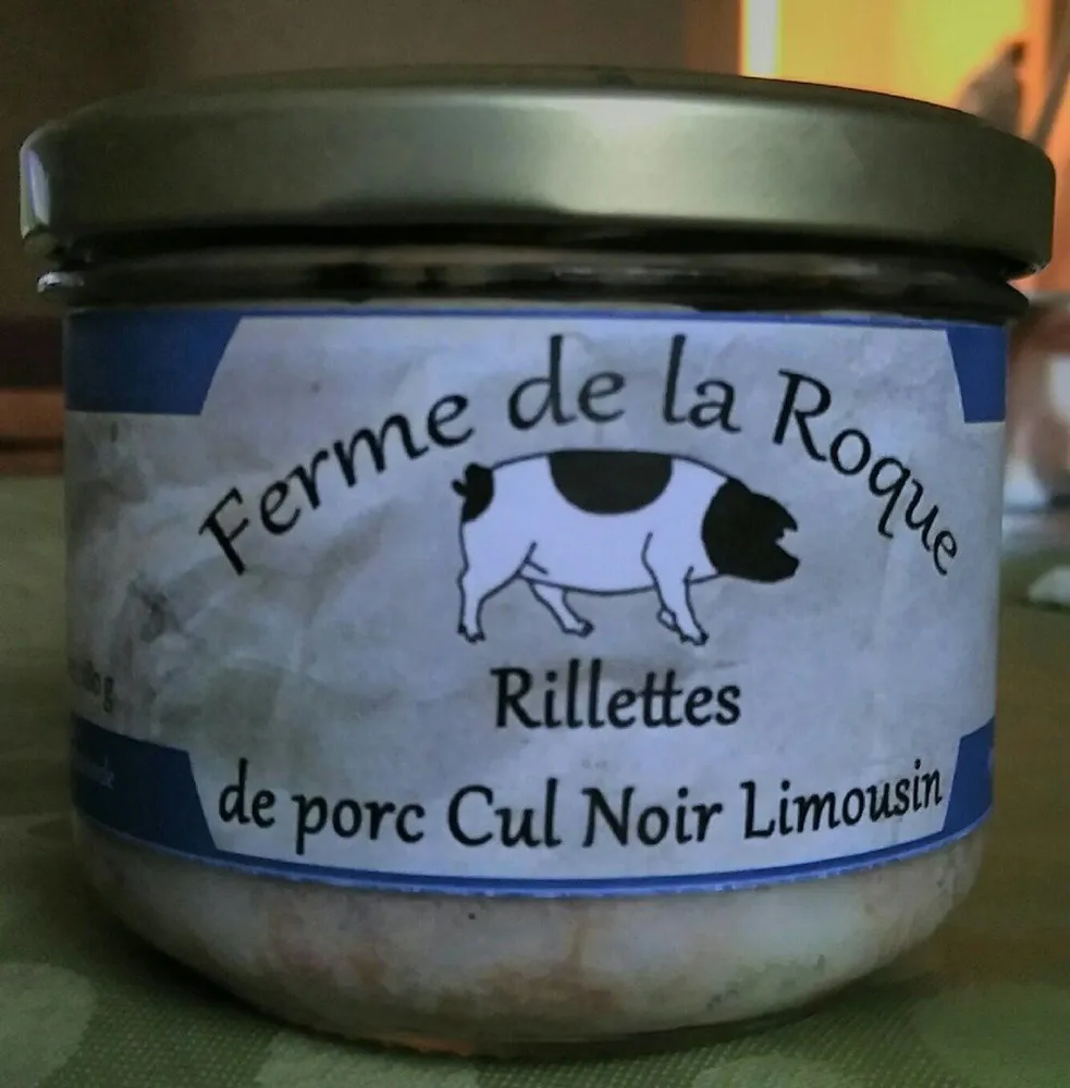 Rillettes de porc cul noir limousin