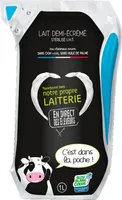 Lait Demi Ecrémé UHT