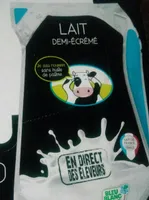 Lait demi-écrémé stérilisé u.h.t