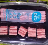 Bouchées de saumon fumé et foie gras